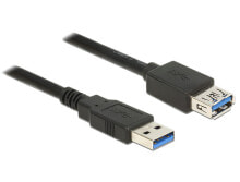 DeLOCK 85058 USB кабель 5 m 3.2 Gen 1 (3.1 Gen 1) USB A Черный