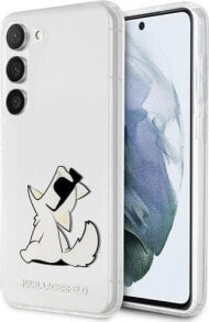 Karl Lagerfeld Etui Karl Lagerfeld KLHCS23MCFNRC Samsung Galaxy S23+ Plus transparent hardcase Choupette Fun