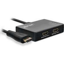 Компьютерные разъемы и переходники inLine 65009C видео разветвитель HDMI