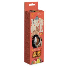 MEALBERRY Littleone Sticks Fruits Guinea Pig Rabbit Chinchilla 120g Snack For Rodents 8 Units