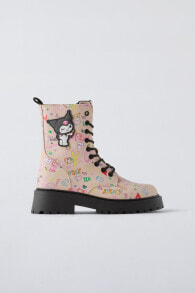 Kuromi © sanrio ankle boots