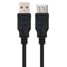 Купить запчасти и расходные материалы для мототехники NANOCABLE: NANOCABLE USB A 2.0 Male To USB A 2.0 Male 1.8 m USB Cable