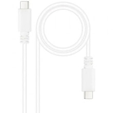 NANOCABLE 10.01.2301-W 1 m USB-C cable