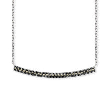 Кулоны и подвески Vintage silver necklace with ERN-LILSTELLAMA marcasite