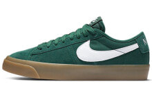 Nike Blazer Low Pro GT 生胶 低帮 板鞋 男女同款 白绿 / Кроссовки Nike Blazer Low Pro GT DC0603-300