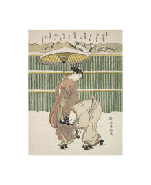 Trademark Global suzuki Harunob Japanese Motif Canvas Art - 19.5