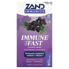 Zand, Immune Fast, пикантный апельсин, 30 жевательных таблеток (Товар снят с продажи) 