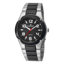 Мужские наручные часы с браслетом Мужские наручные часы с серебряным черным браслетом Radiant RA318201 ( 48 mm)