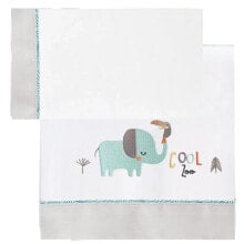 BIMBIDREAMS Cool Zoo 3 Pieces Set Sheets For Maxi 80X140 Cm