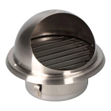 EDM Stainless steel ventilation grille recessed cup 100 mm