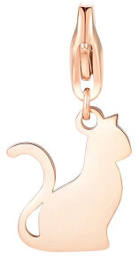 Женские ювелирные шармы Bronze pendant Happy SHA315 Cat
