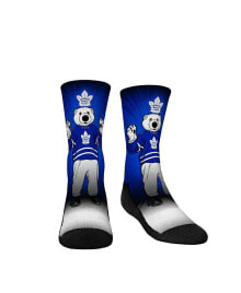 Youth Boys and Girls Socks Toronto Maple Leafs Mascot Pump Up Crew Socks купить в интернет-магазине