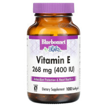 Bluebonnet Nutrition, витамин E, 268 мг (400 МЕ), 100 капсул