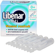 Витамины и БАДы от простуды и гриппа Omega Pharma Libenar Капли для носа для детей 15  х 5 мл