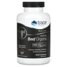 Trace Minerals ®, TM Ancestral, Органы из говядины травяного откорма, 500 мг, 180 капсул