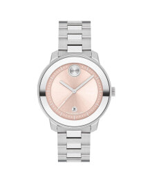 Купить наручные часы Movado: Movado Bold Verso Women's Watch - Swiss Quartz 3H Movement Stainless Steel Li...