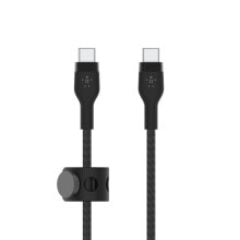 Belkin BOOST↑CHARGE PRO Flex USB кабель 1 m USB 2.0 USB C Черный CAB011BT1MBK