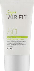 Sonnenschutzcreme - A'Pieu Super Air Fit Mild Sunscreen Daily SPF50+ PA++++