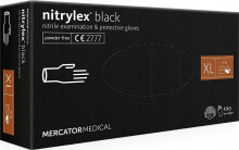 Mercator Medical rękawice diagnostyczne nitrylex black roz. XL 100szt. RD30104005