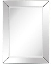Solid Wood Frame Covered with Beveled Clear Mirror - 40