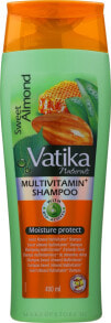 Feuchtigkeitsshampoo für trockenes, widerspenstiges Haar mit Süßmandelöl - Dabur Vatika Sweet Almond Shampoo