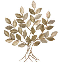 Wall Decoration Alexandra House Living Golden Metal Tree 97 x 109 x 3 cm