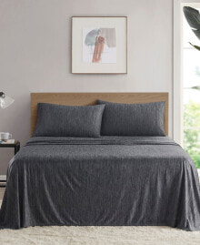 Urban Habitat comfort Cool Jersey Knit Nylon Blend 4-Piece Sheet Set, Queen