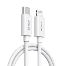 Kabel przewód do telefonów iPhone MFi USB-C - Lightning 27W PD 1.2m biały купить в аутлете
