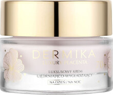 straffende und glättende Creme - Dermika Luxury Placenta 70+