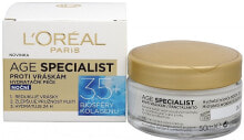 Feuchtigkeitsspendende Nachtcreme gegen Falten mit Kollagen 35+ - L'Oreal Paris Age Specialist Expert Night Cream 35+