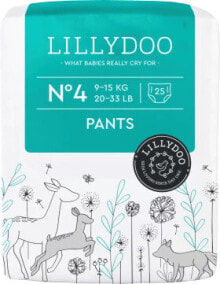 Купить детские подгузники и средства гигиены Lillydoo: Baby Pants Gr. 4 (9-15 kg), 25 St