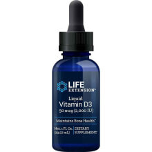 Life Extension Liquid Vitamin D3 Жидкий витамин D3 50 мкг (2000 МЕ)  29.6 мл