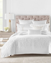 Hotel Collection cLOSEOUT! Deco Appliqué 3-Pc. Duvet Cover Set, Full/Queen, Created for Macy's