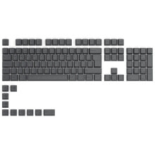 Купить клавиатуры GLORIOUS: Glorious GPBT Keycaps - 115 PBT Tastenkappen, ISO, ES-Layout, Black Ash