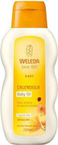 Средства для купания малышей Weleda Calendula Baby Oil Масло календулы без запаха для детей и младенцев 200 мл