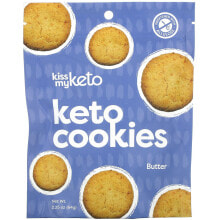 Сухарики и гренки kiss My Keto, Keto Cookies, сливочное масло, 64 г (2,25 унции)