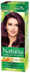 Joanna Naturia Color No.233 Краска для волос на основе натуральных растительных компонентов, оттенок глубокий бордовый