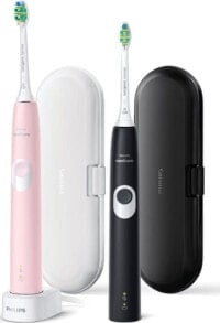 Szczoteczka Philips Sonicare ProtectiveClean 4300 HX6800/35 2 szt. Pink/Black