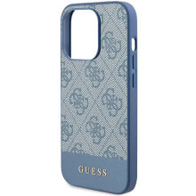 GUESS Guhcp15Xg4Glbl iPhone 15 Pro Max 6.7 Niebieski 4G Stripe Collection phone case