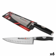 Kitchen Knife Quttin Moare Stainless steel 3 mm 34 x 5 x 2 cm (6 Units) (20 cm)