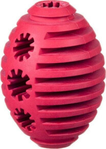 Barry King Dog toy for rugby treats red 7-8cm