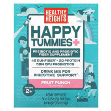 Happy Tummies+, For Kids 2+, Fruit Punch, 24 Stick Packs, 0.25 oz (7 g) Each