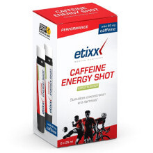 Спортивные энергетики ETIXX Caffeine Shot 6 Units Natural Vials Box