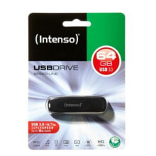 Купить сетевые хранилища NAS Intenso: USВ-флешь память INTENSO 3533490 USB 3.0 64 GB