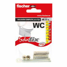 Fixing kit Fischer Solufix 502696 Toilet 6 Pieces