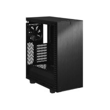 Computer cases for gaming PCs fractal Design Define 7 Compact - Midi Tower - PC - Black - ATX - micro ATX - Micro-ITX - Aluminium - Steel - Home/Office