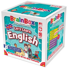 ASMODEE Brainbox Let´s Learn English Spanish Board Game