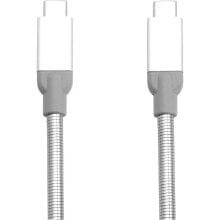 VERBATIM Sync&Charge Stainless Steel USB C To USB C 3.1 30 cm