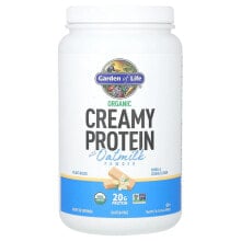 Organic Creamy Protein with Oatmilk Powder, Chocolate Brownie, 2 lb 0.45 oz (920 g)