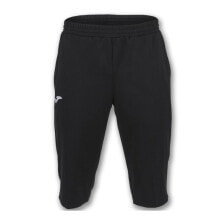 Мужские спортивные брюки Мужские брюки спортивные черные  Joma Bermuda Combi 3/4 M 101101-100